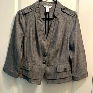 White House Black Market Gray Ladies Jacket